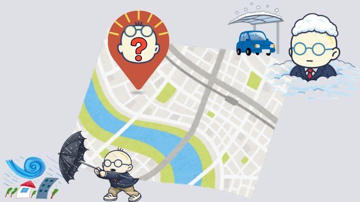 外構業のマーケティングにおける地理的属性(ジオグラフィック)の解説。商圏内のエリア成熟度や物理的制約、競合分布を分析して受注の方向性を定める。