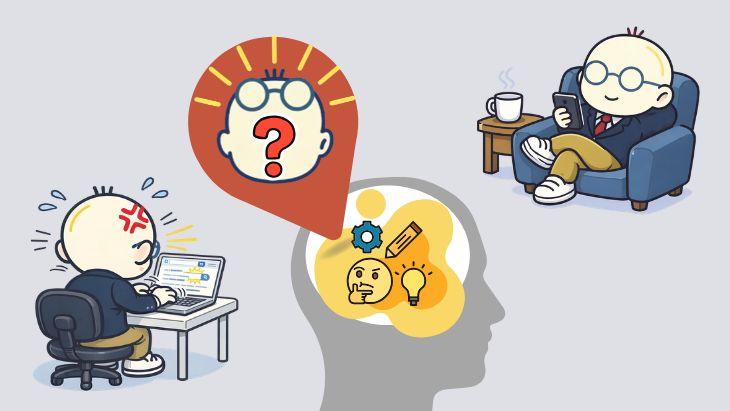 外構業の顧客分析における行動属性(ビヘイビアル)の解説イメージ。接触経路や検索キーワードから顧客の熱量を測る。