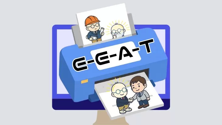 E-E-A-Tを土台にSEOとAI検索両方に対応しお客様にも信頼される外構業者のホームページイメージ
