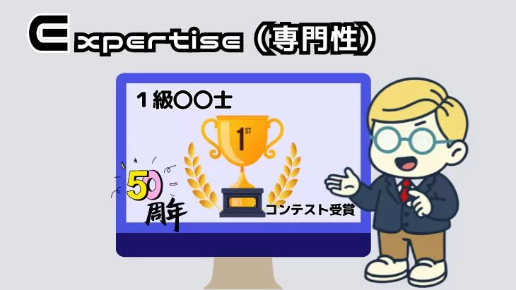 外構業者が資格や施工実績をホームページで見える化しているイメージ