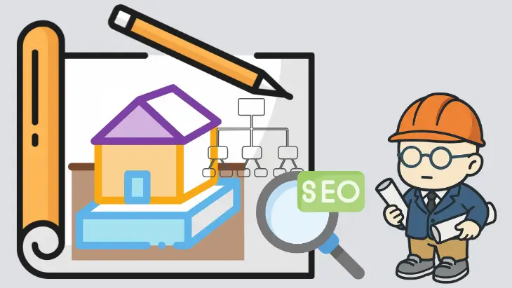 SEOに強いホームページの基礎設計イメージ図